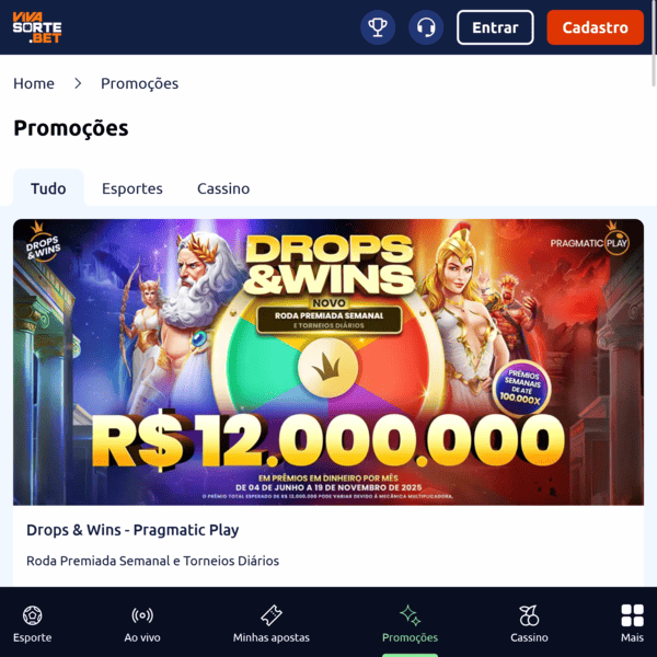 Viva Sorte Bet - Promoções e bônus